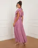 Zora Button Front Cinched Waist Maxi Dress sold by Vici