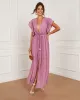 Zora Button Front Cinched Waist Maxi Dress sold by Vici