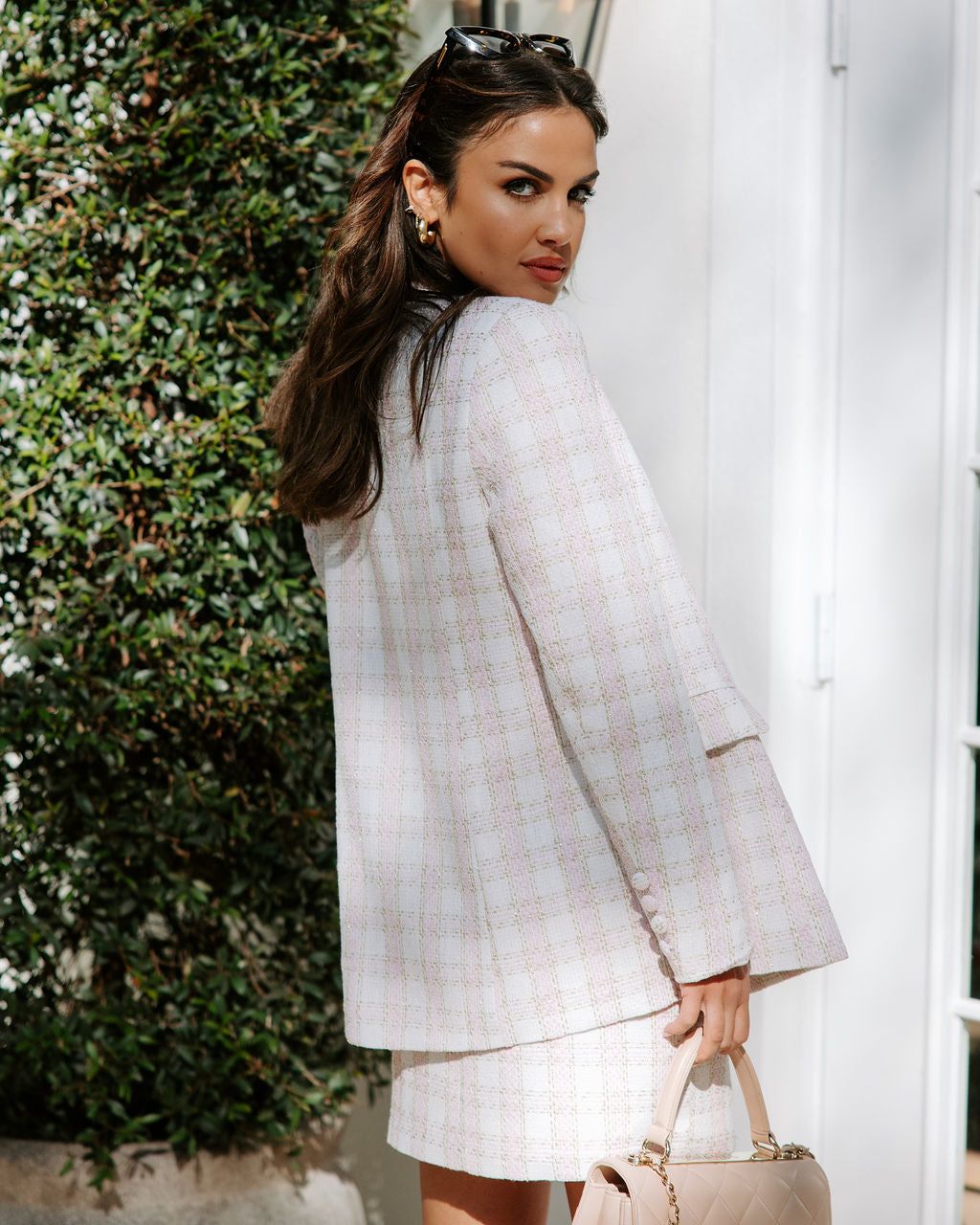 Cherie Tweed Pocketed Blazer sold by Vici product image thumbnail 4