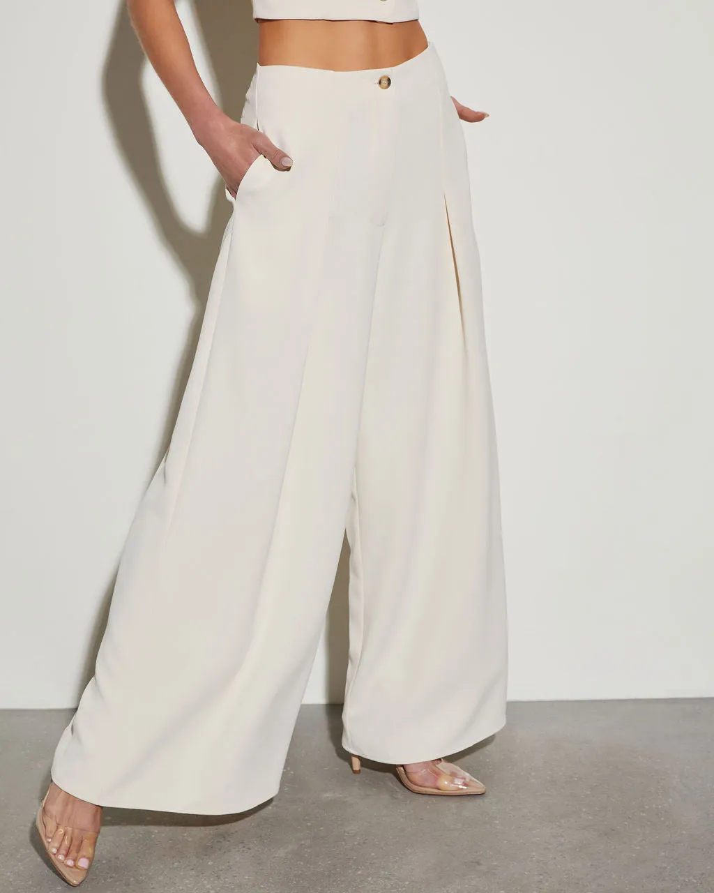 Clarissa High Rise Wide Leg Pants sold by Vici product image thumbnail 3