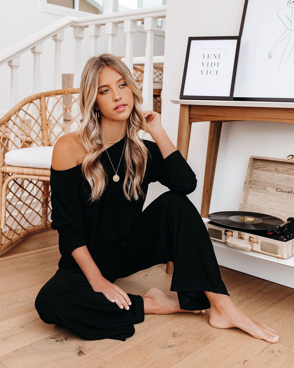 Beauty Sleep Relaxed Knit Top - Black - FINAL SALE sold by Vici product image thumbnail 3