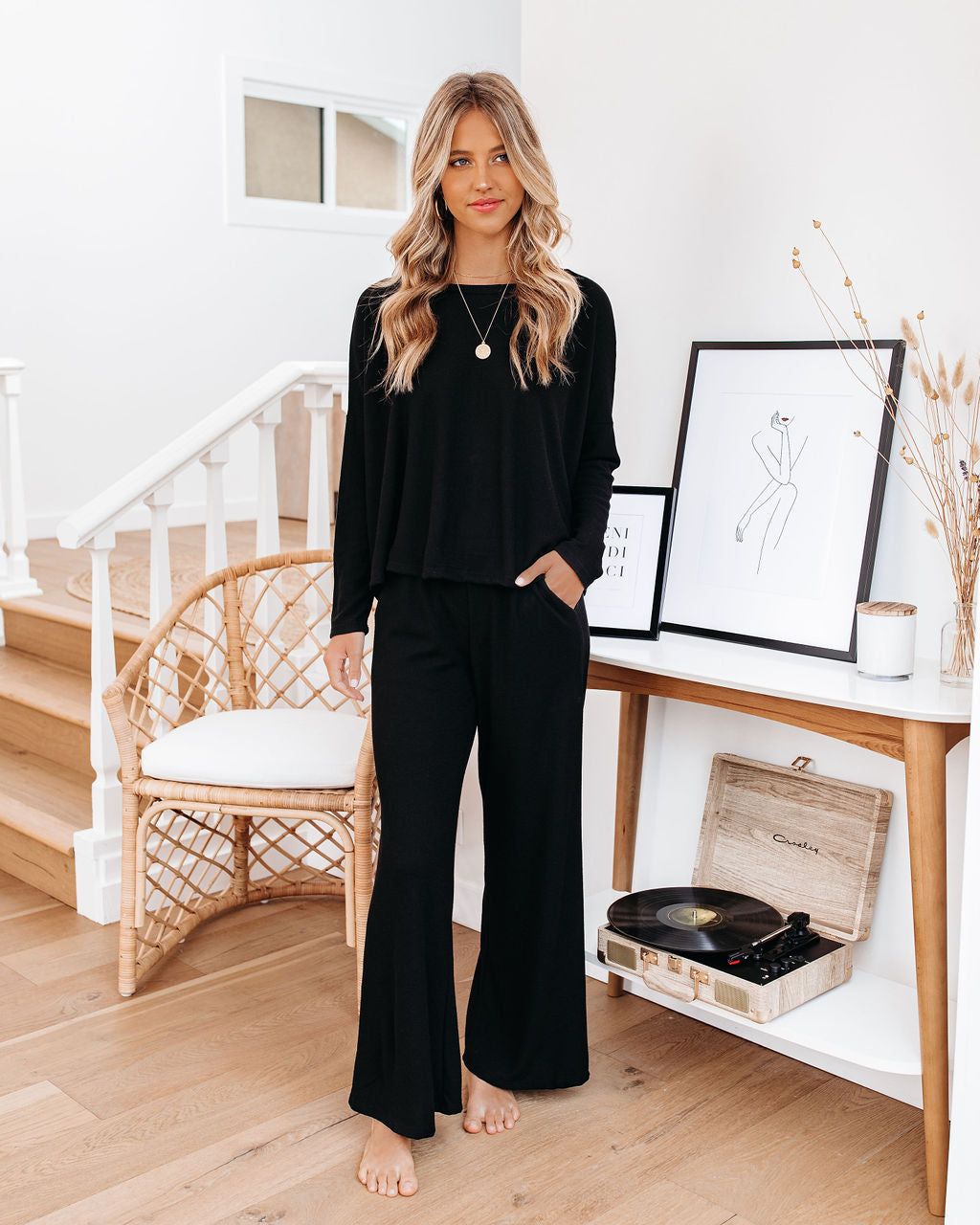 Beauty Sleep Relaxed Knit Top - Black - FINAL SALE sold by Vici product image thumbnail 6