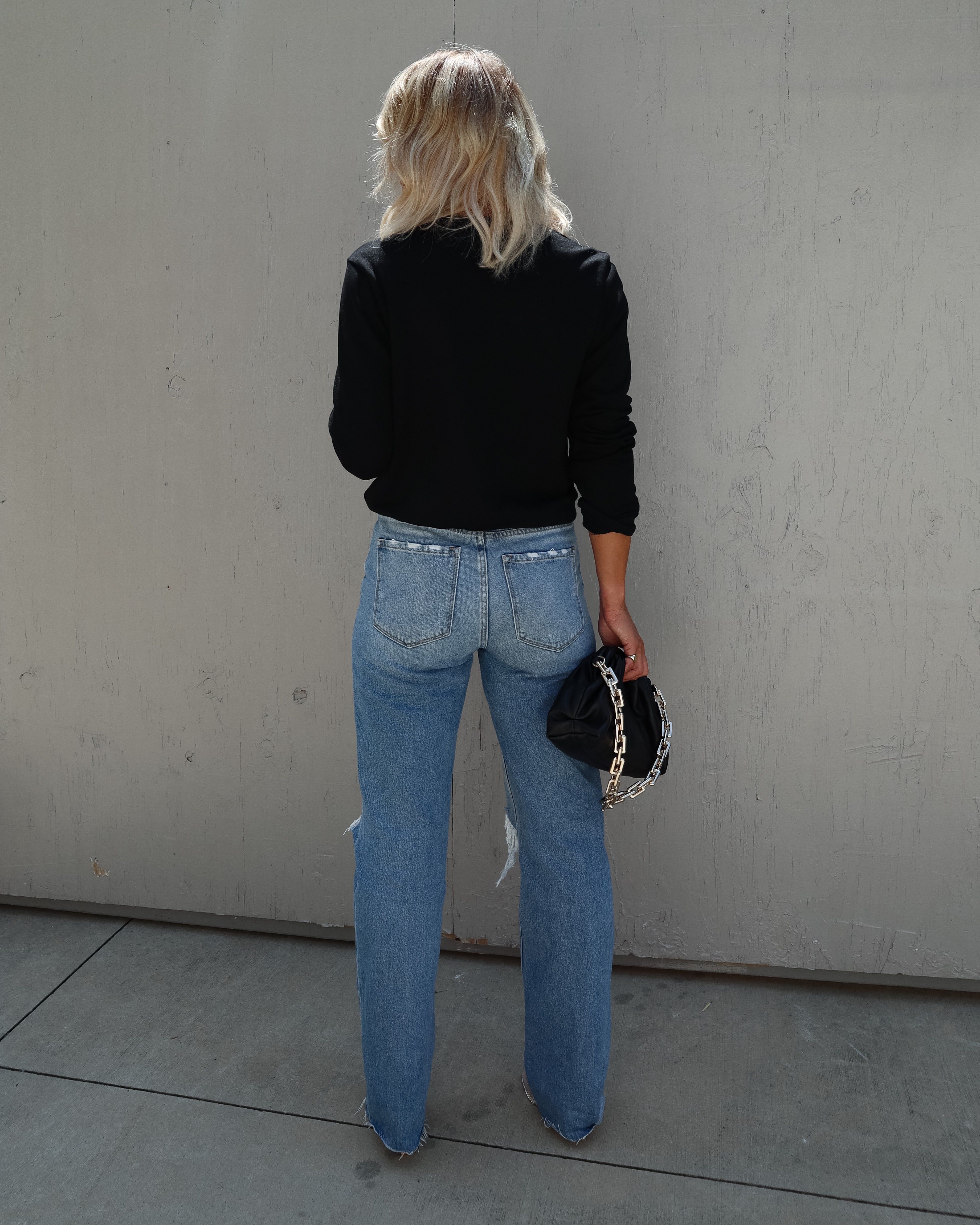 Amore Graphic Pullover Sweatshirt - Black sold by Vici product image thumbnail 4