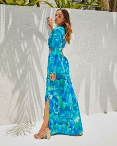 Coralee Cutout Maxi Dress sold by Vici