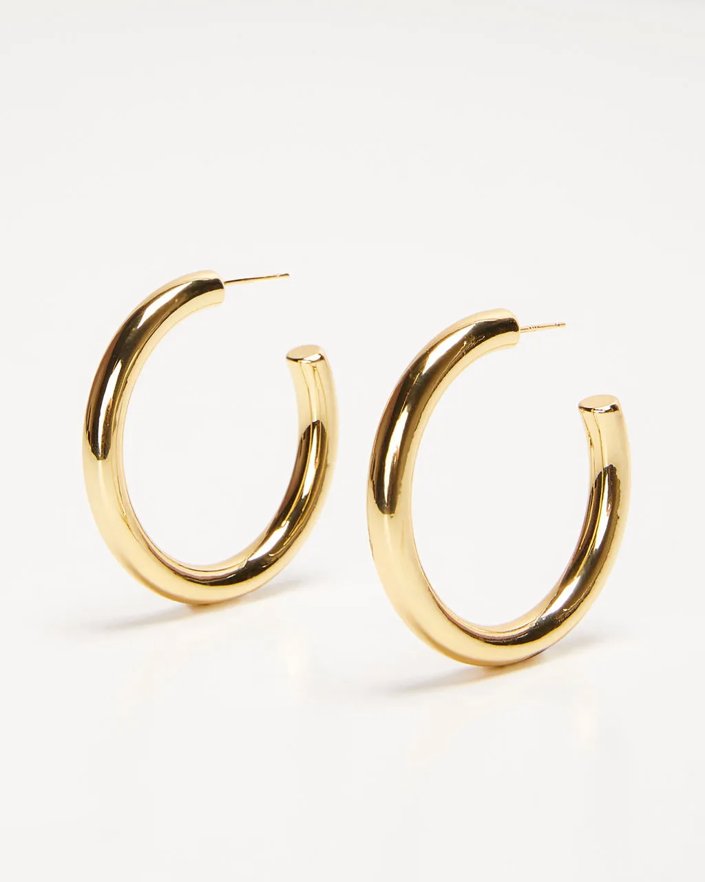 Deanna Chunky Large Hoop Earrings sold by Vici product image thumbnail 2