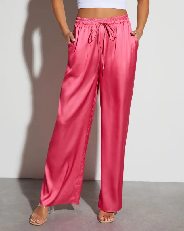Aurelia Satin Drawstring Pants sold by Vici