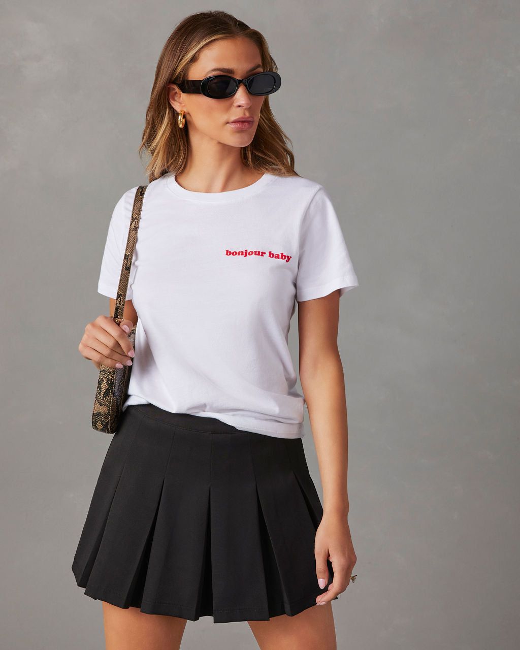 Bonjour Baby Cotton Tee sold by Vici