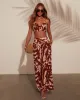 Madrid Wide Leg Printed Pants sold by Vici