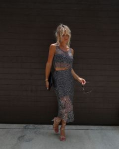 Main Stage Rhinestone Crop Tank - Black - SALE sold by Vici