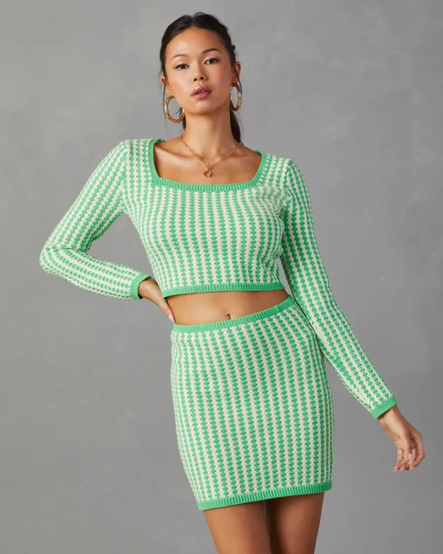 Crosby Crochet Long Sleeve Top sold by Vici