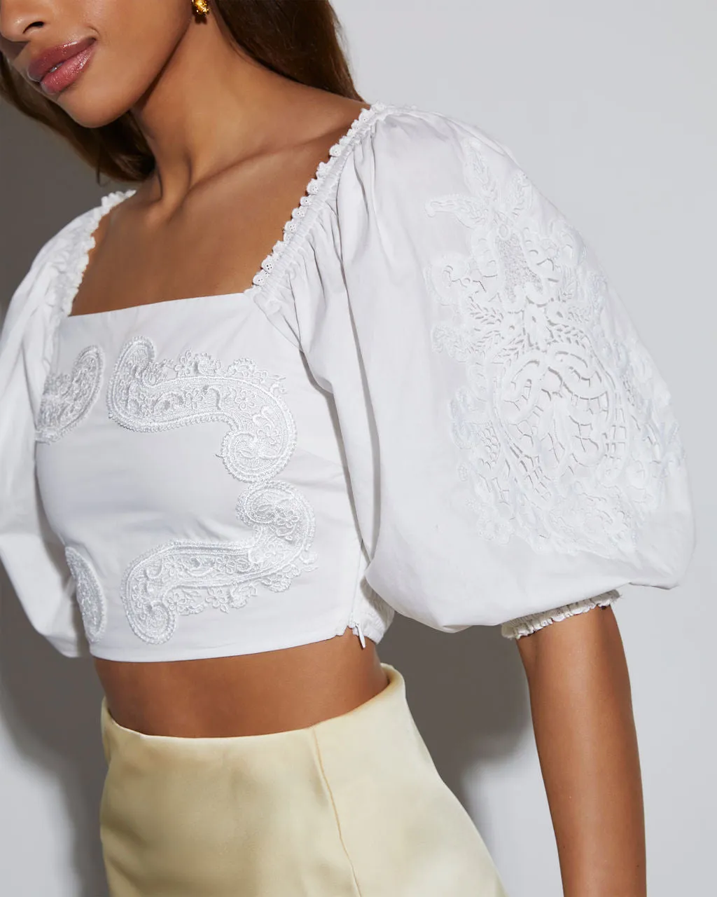 Carter Short Sleeve Crop Top sold by Vici product image thumbnail 5