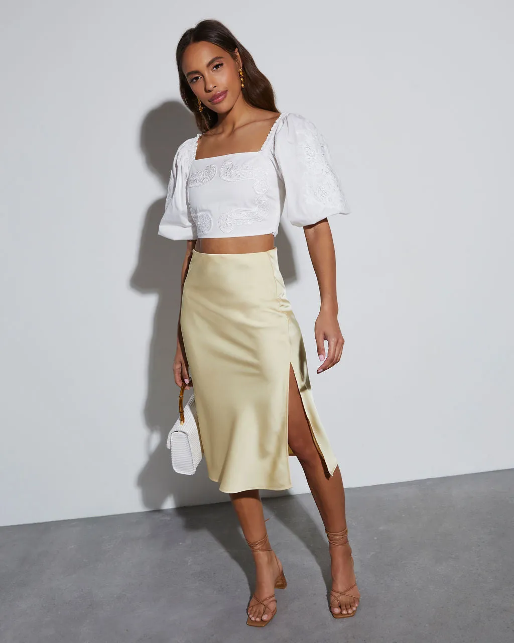 Carter Short Sleeve Crop Top sold by Vici product image thumbnail 3