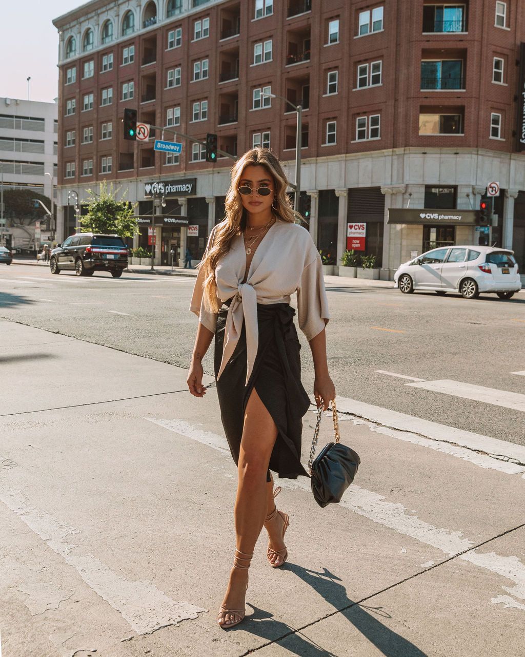 Devotion Wrap Midi Skirt - Black - FINAL SALE sold by Vici product image thumbnail 6