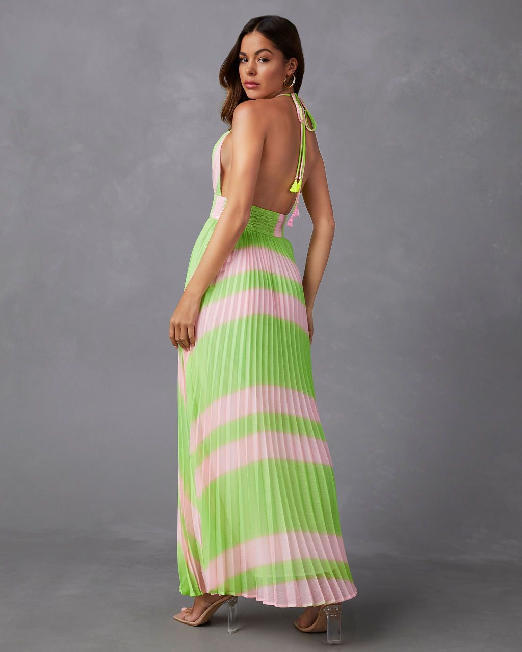 Niamara Plisse Maxi Dress sold by Vici product image thumbnail 2