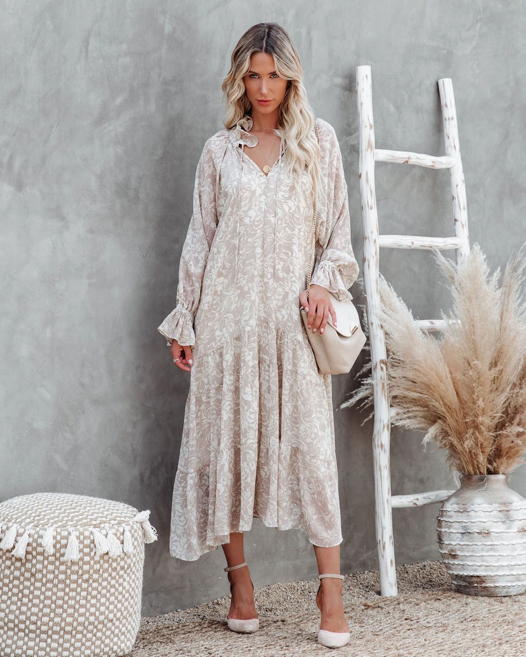 Tenny Printed Boho Maxi Dress - FINAL SALE sold by Vici product image thumbnail 8