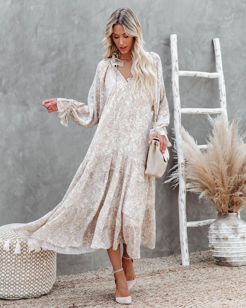 Tenny Printed Boho Maxi Dress - FINAL SALE sold by Vici product image thumbnail 3