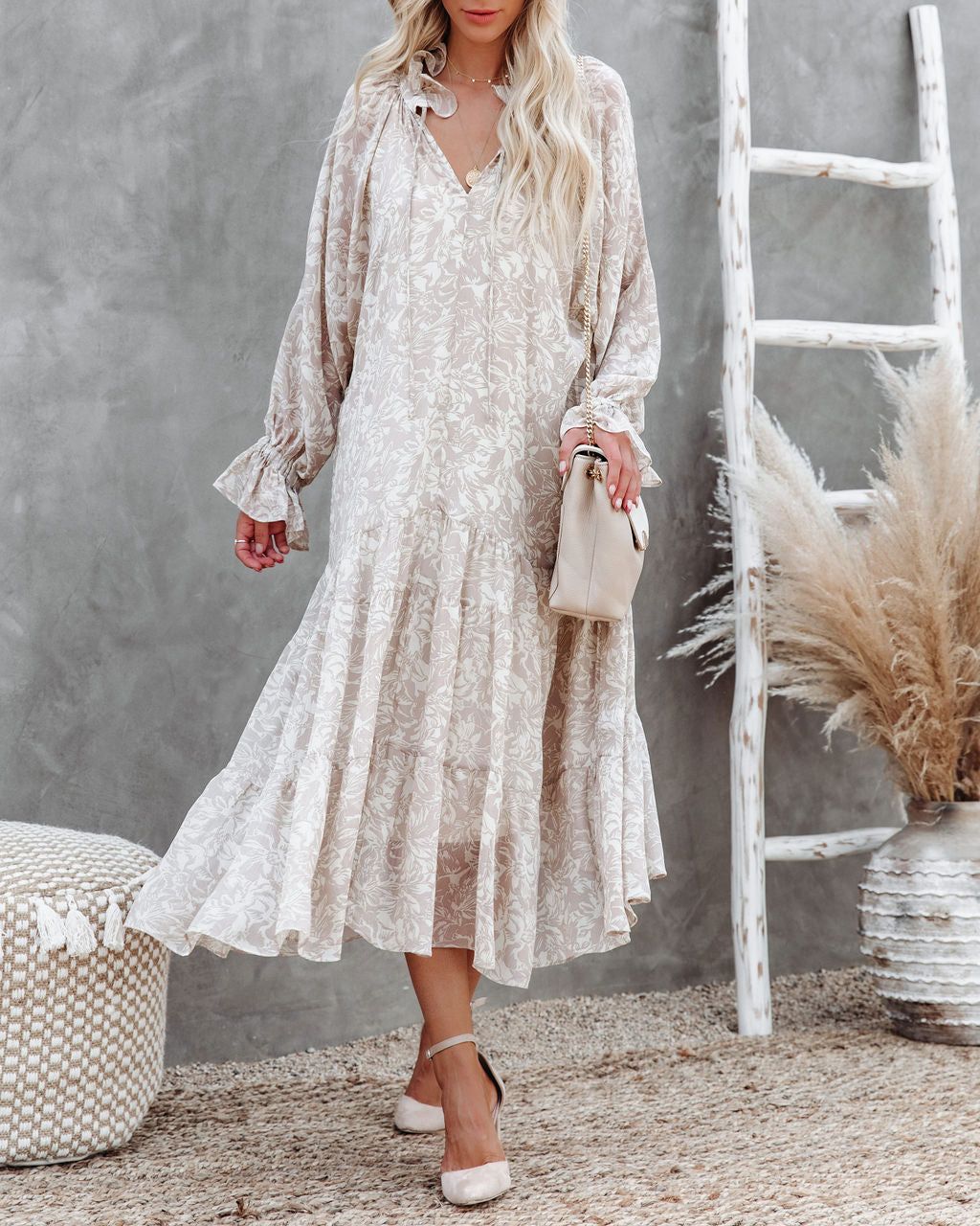 Tenny Printed Boho Maxi Dress - FINAL SALE sold by Vici product image thumbnail 7