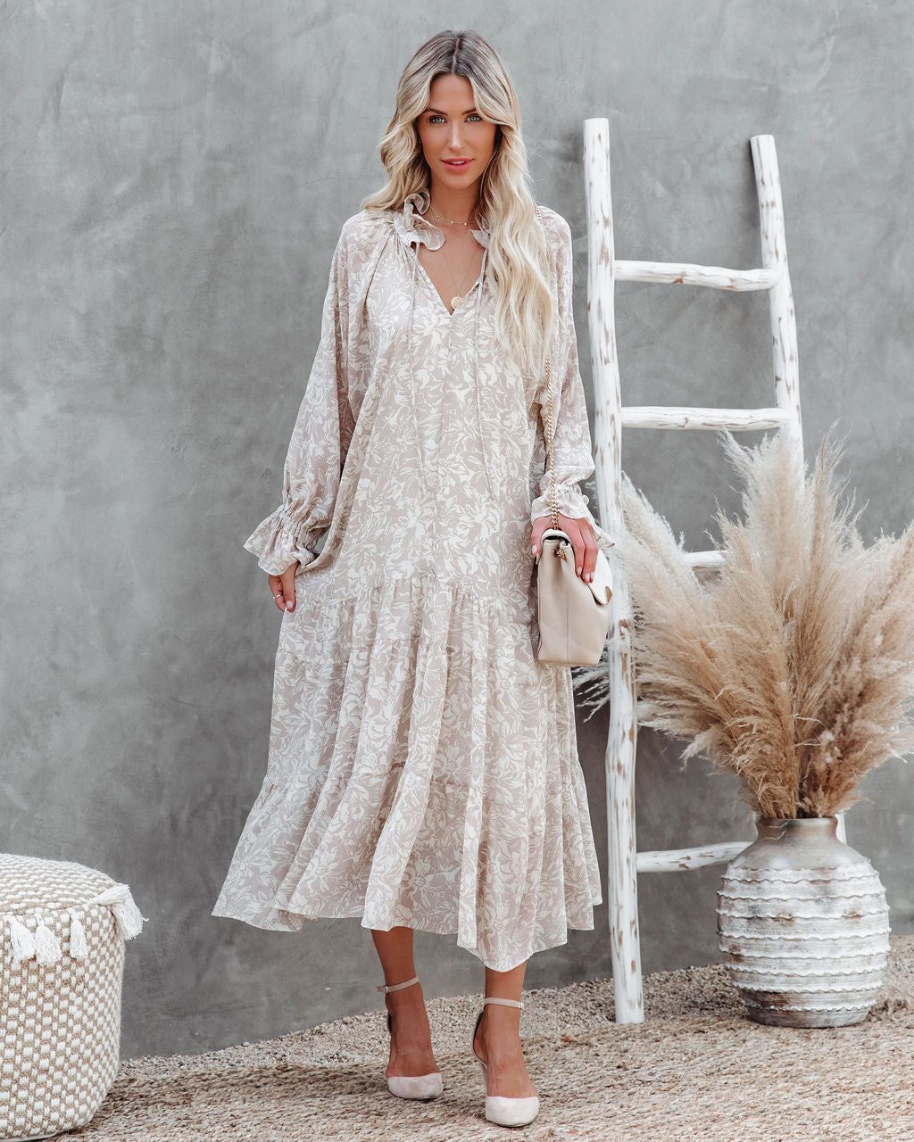 Tenny Printed Boho Maxi Dress - FINAL SALE sold by Vici product image thumbnail 10