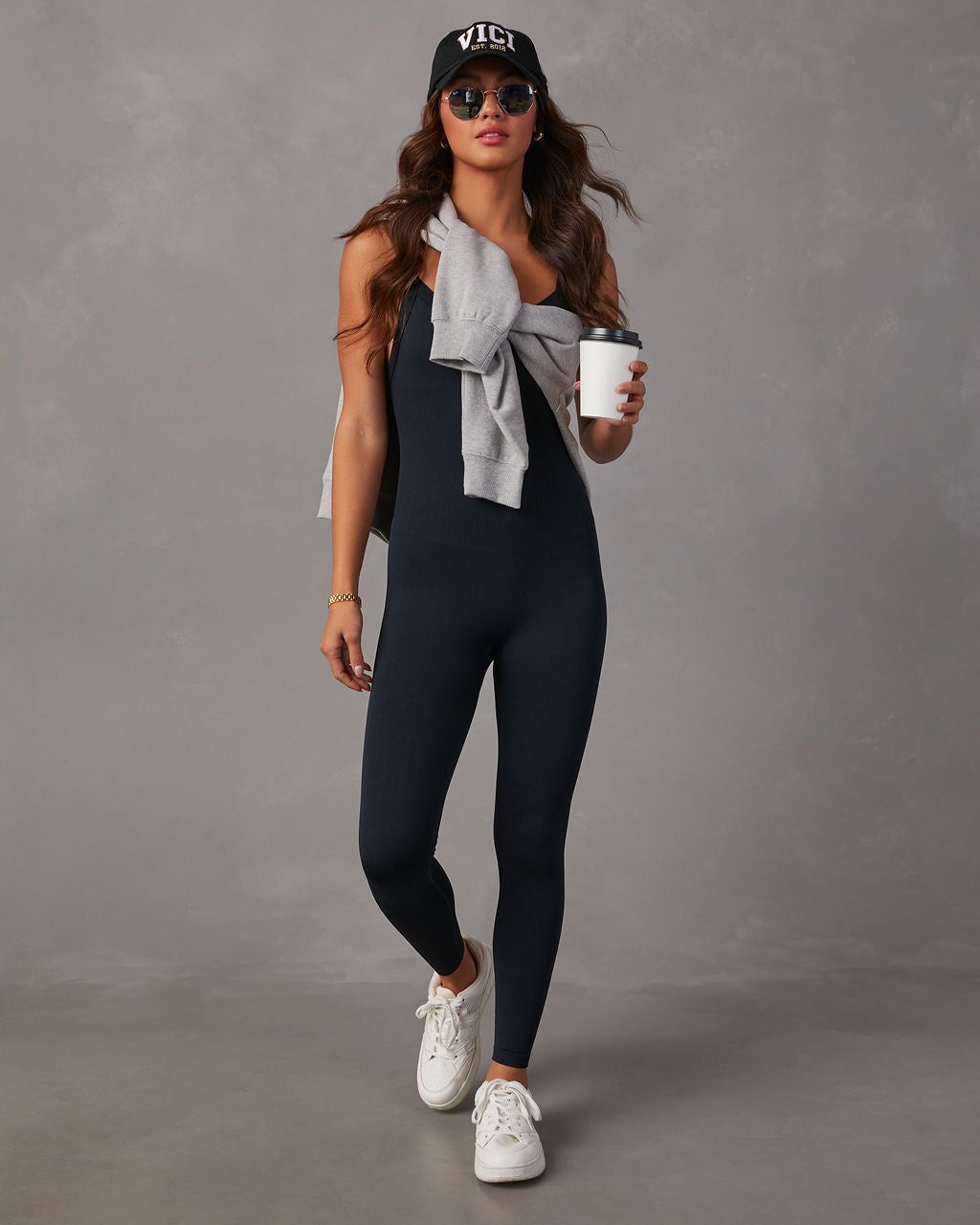 Sabina Active Jumpsuit - Black sold by Vici product image thumbnail 6