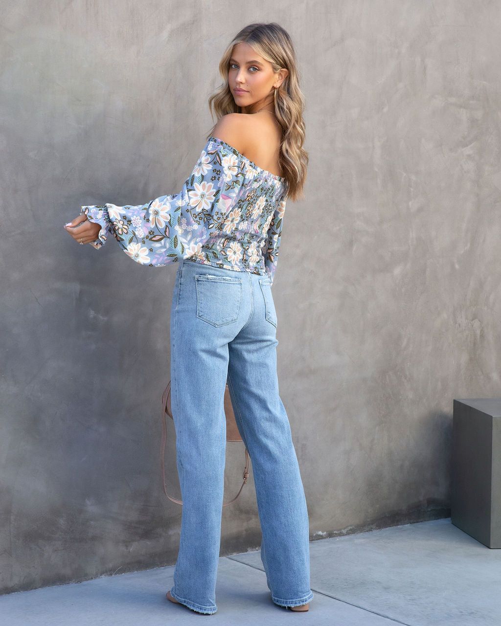 Alessi Floral Smocked Top - FINAL SALE sold by Vici product image thumbnail 4