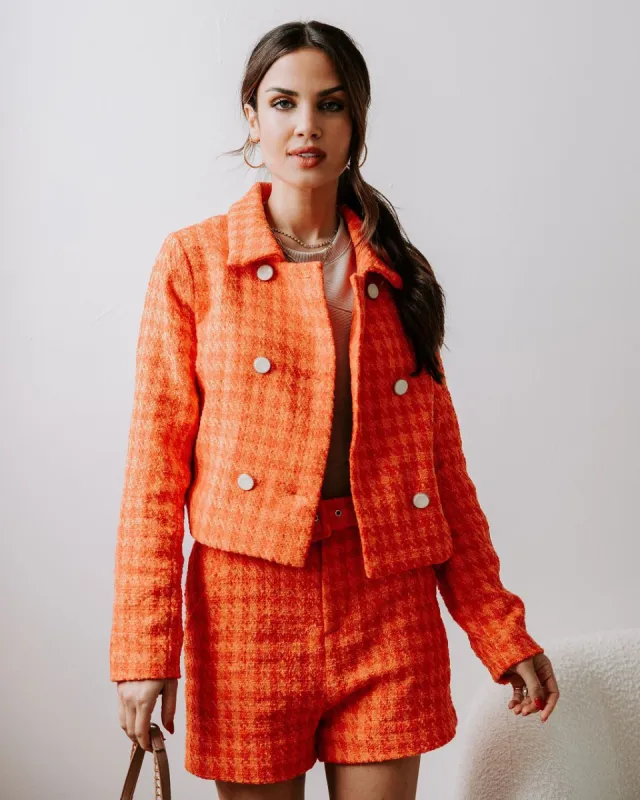 All About Me Tweed Blazer made by Vici