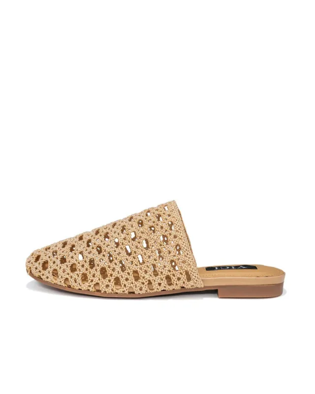 Merly Crochet Mule - Cream - FINAL SALE sold by Vici