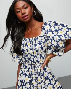 Sweet Daisies Mini Dress sold by Vici