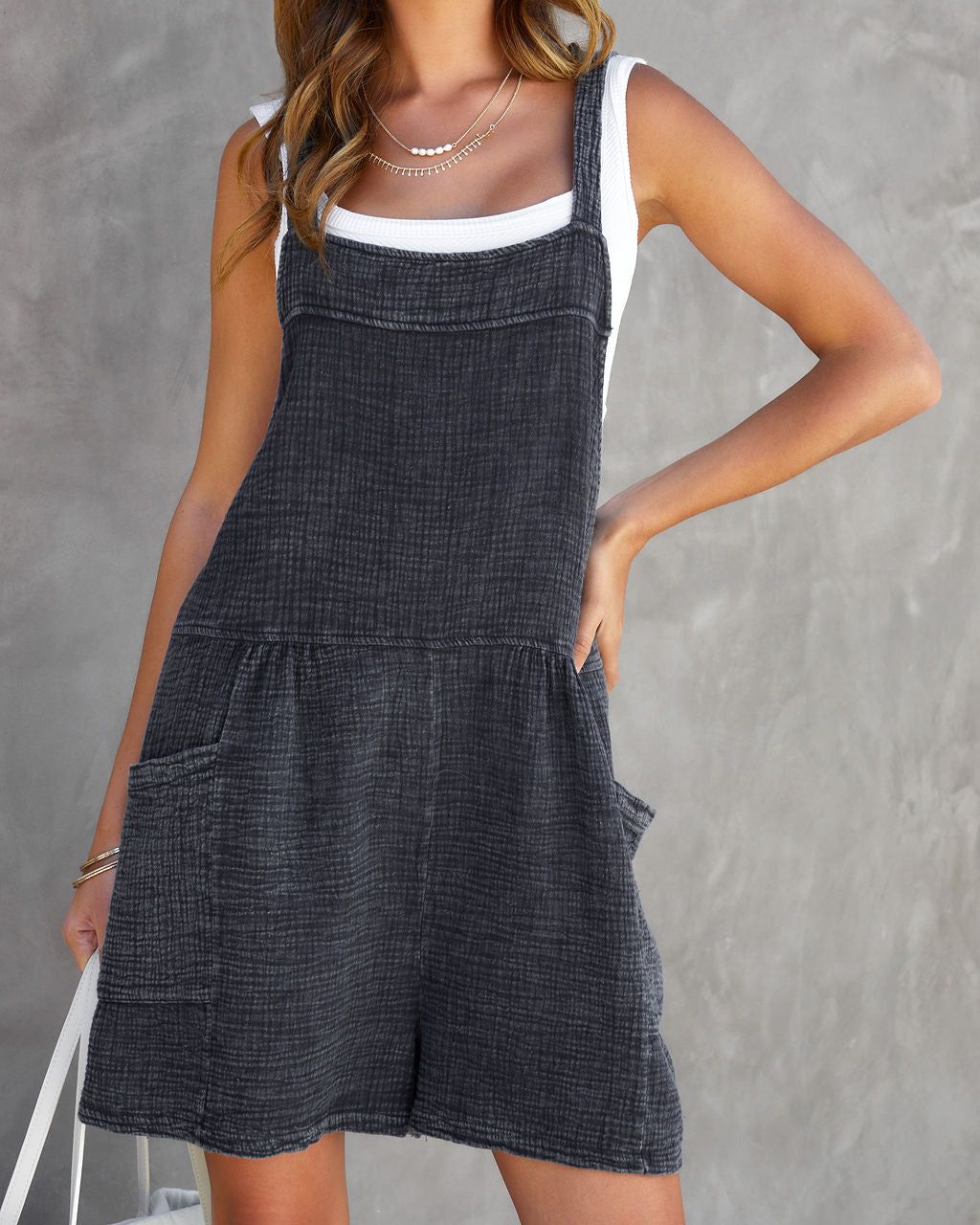 Sheridan Pocketed Mineral Wash Overalls sold by Vici product image thumbnail 3