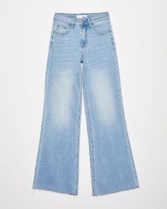 Aleesia Mid Rise Wide Leg Jeans - Medium Wash - SALE sold by Vici