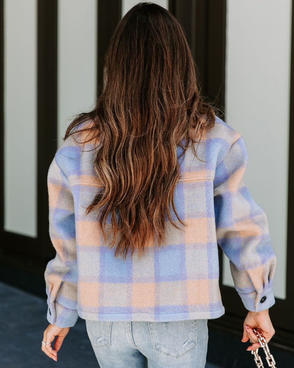 All Snuggled Up Plaid Jacket - FINAL SALE sold by Vici product image thumbnail 4