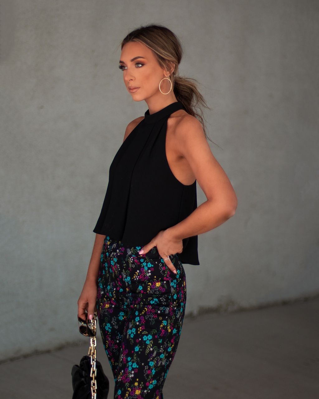 Wynn Sleeveless Top - Black - FINAL SALE sold by Vici product image thumbnail 3