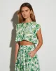 Summer Obsession Tropical Print Crop Top sold by Vici