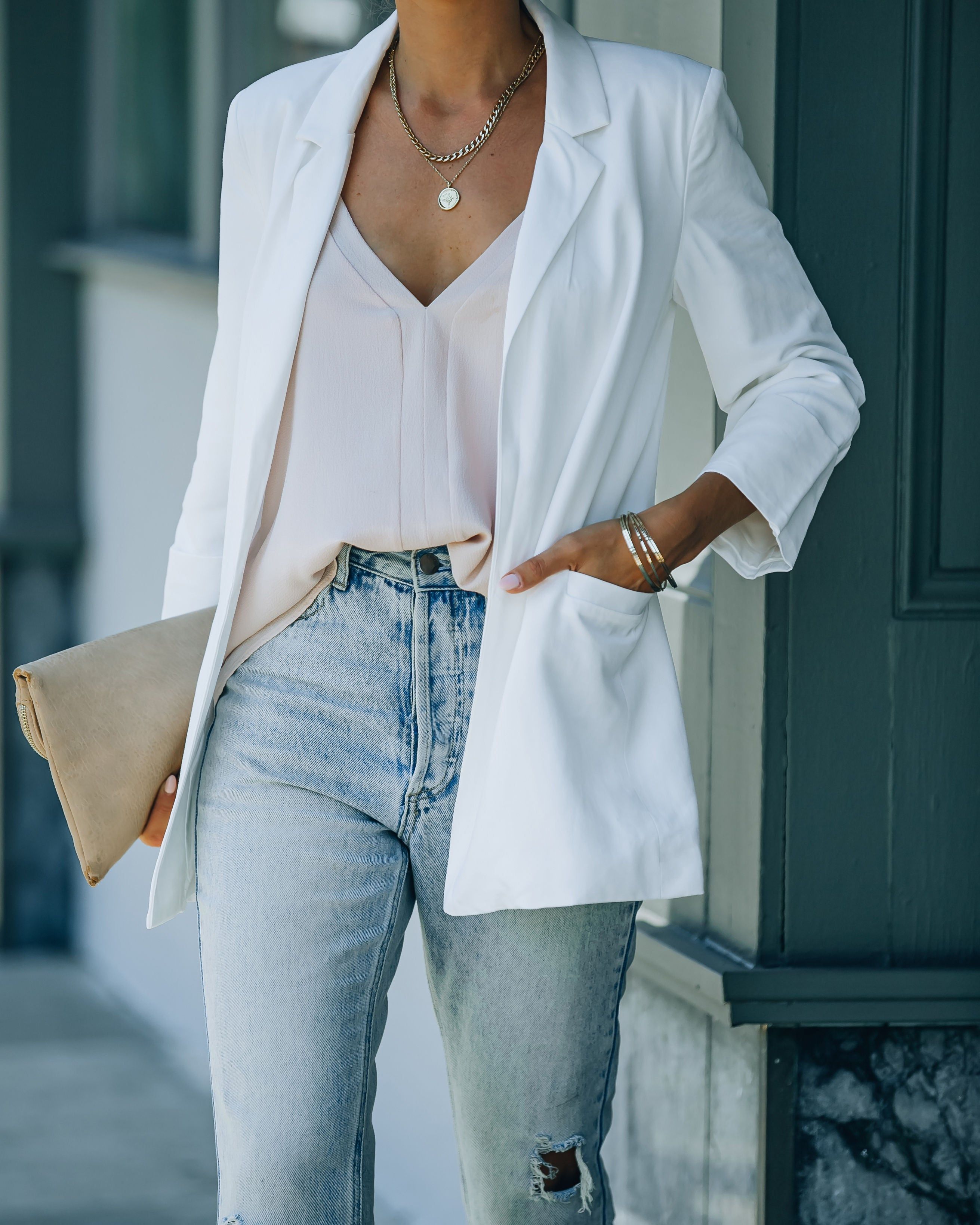 Change Of Pace Pocketed Blazer - FINAL SALE sold by Vici product image thumbnail 5