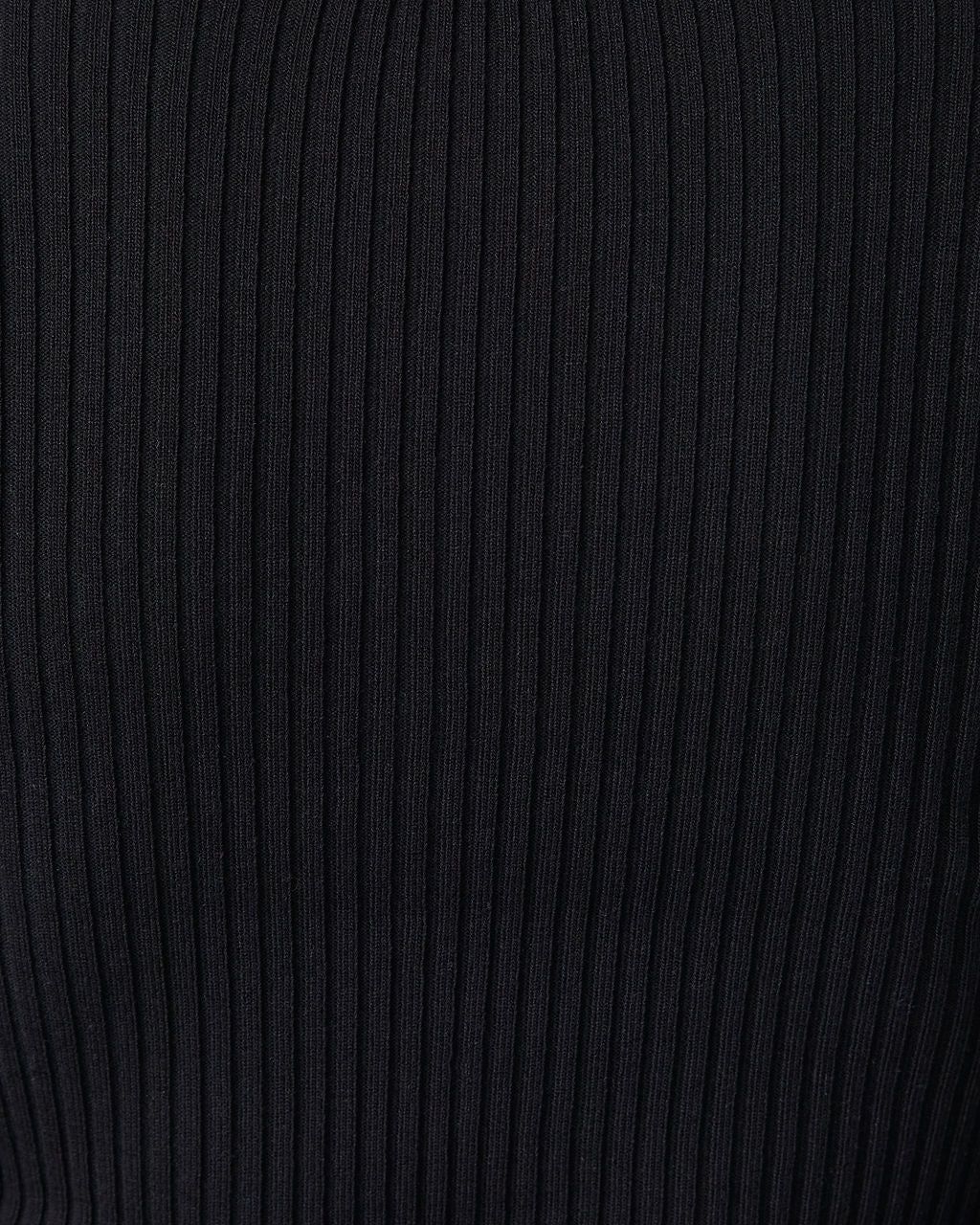 Marcey Ribbed Long Sleeve Top - Black sold by Vici product image thumbnail 5