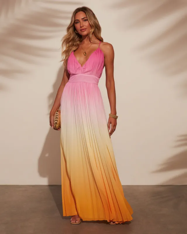 Cora Ombre Maxi Dress sold by Vici