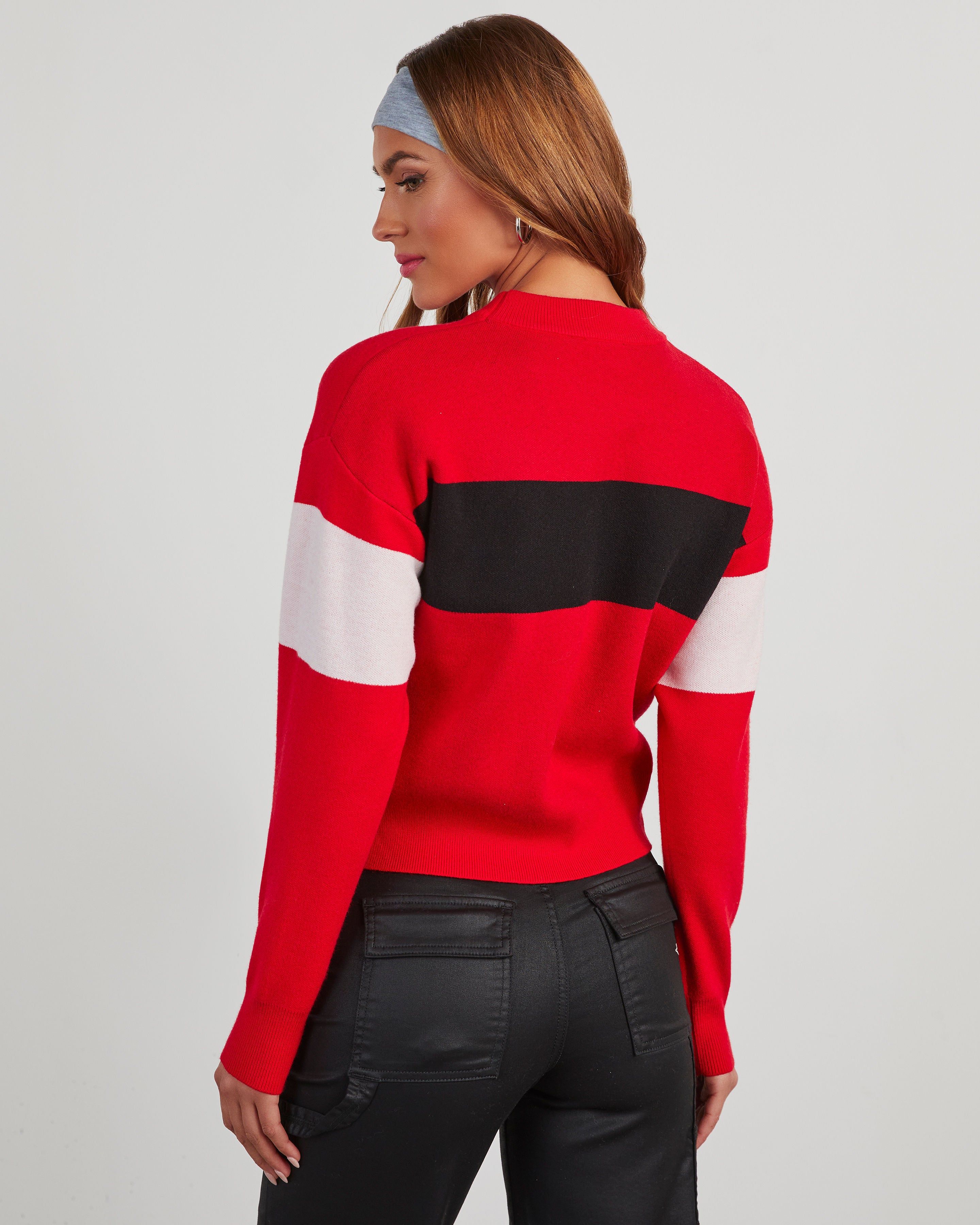 Ski Mode Graphic Knit Sweater sold by Vici product image thumbnail 4