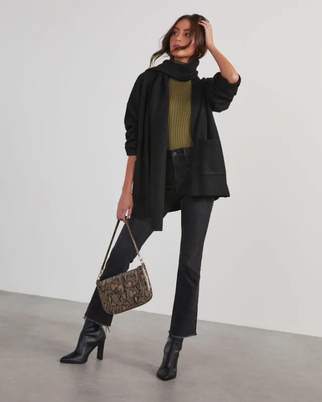 Jarvais Scarf Cardigan sold by Vici