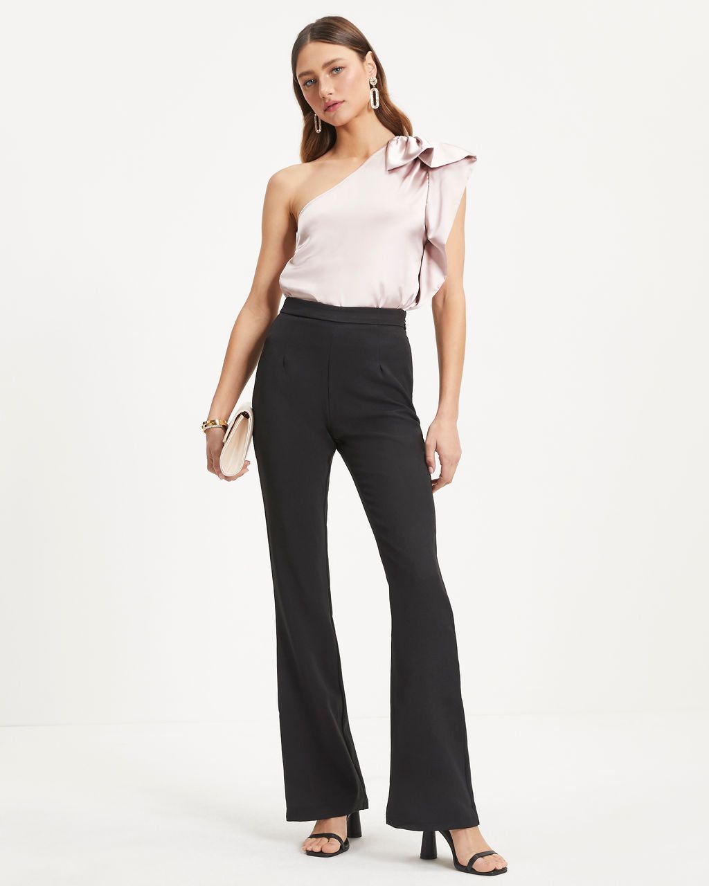 Malani Satin One Shoulder Top sold by Vici product image thumbnail 5