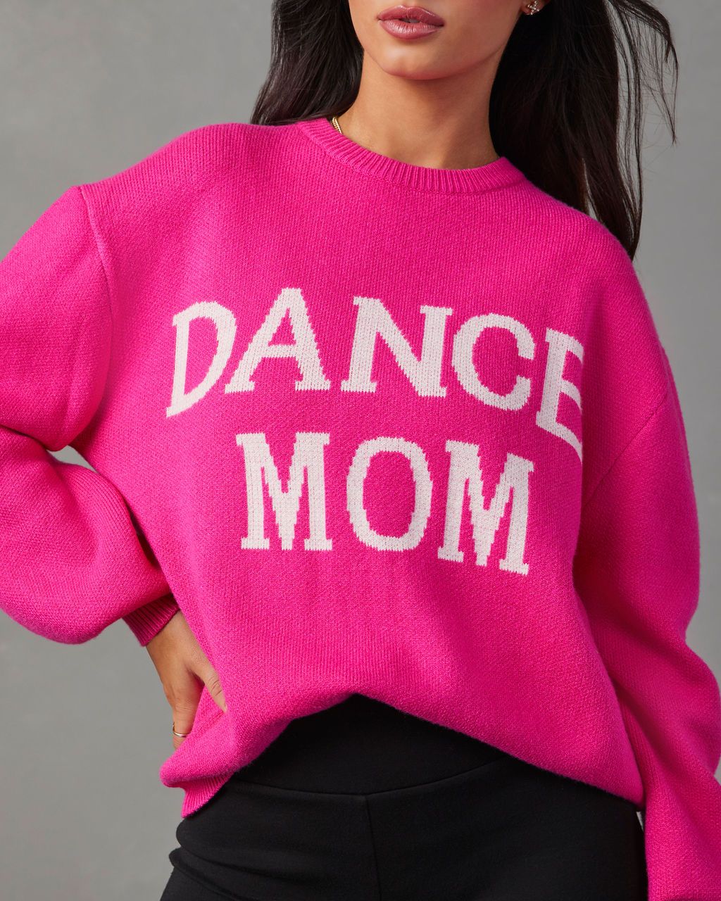 Dance Mom Knit Pullover Sweater sold by Vici product image thumbnail 2
