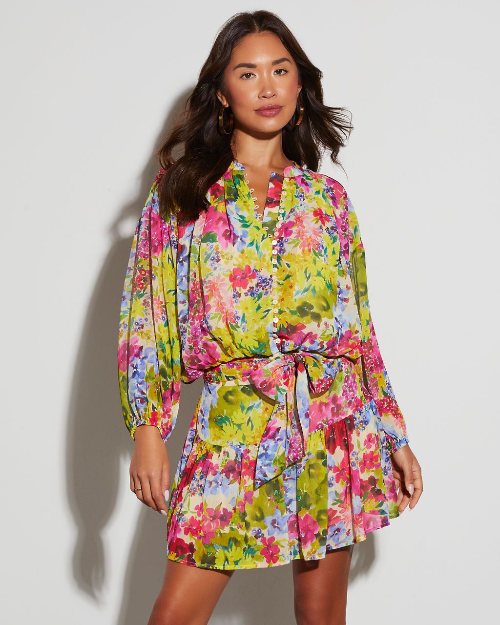 Astoria Floral Long Sleeve Top sold by Vici product image thumbnail 2