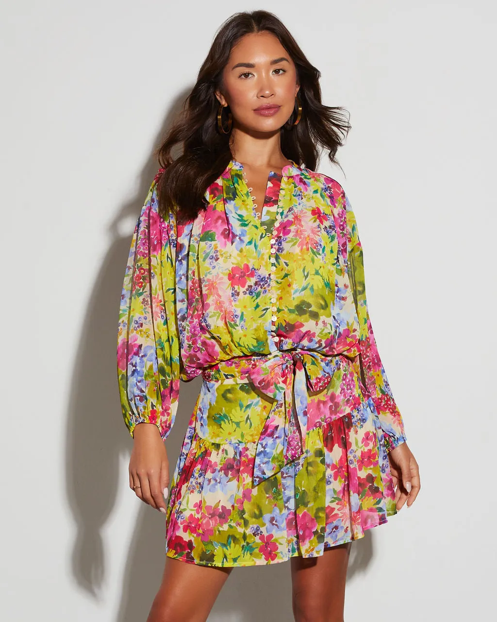 Astoria Floral Long Sleeve Top sold by Vici product image thumbnail 2