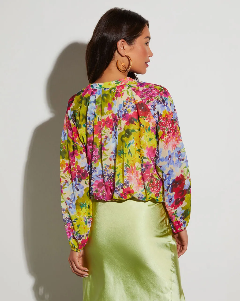 Astoria Floral Long Sleeve Top sold by Vici product image thumbnail 5