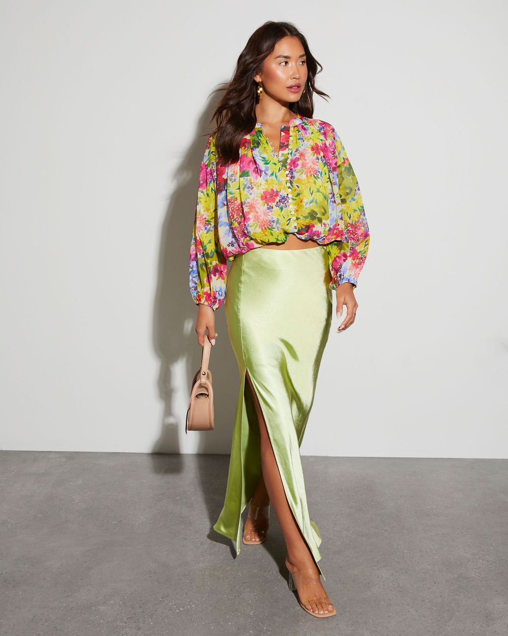 Astoria Floral Long Sleeve Top sold by Vici product image thumbnail 3