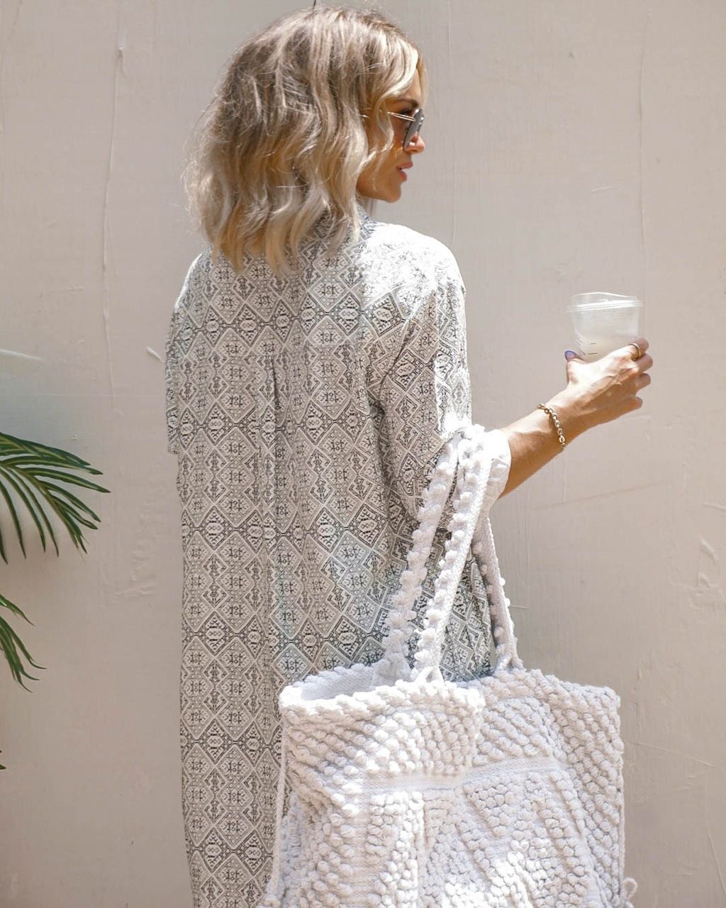 Mykonos Sunset Printed Button Down Shirt Dress sold by Vici product image thumbnail 2