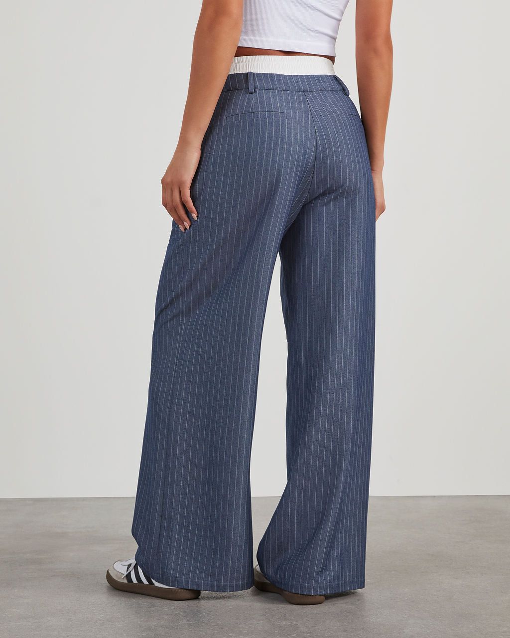 Vetta Low Rise Wide Leg Trouser Pants sold by Vici product image thumbnail 4