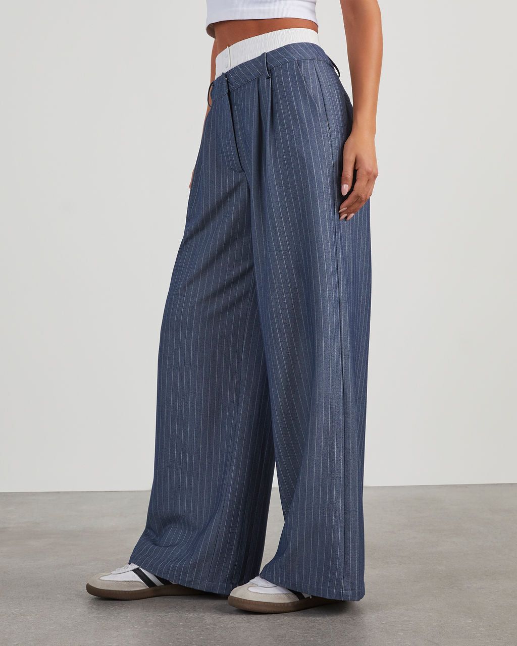 Vetta Low Rise Wide Leg Trouser Pants sold by Vici product image thumbnail 3