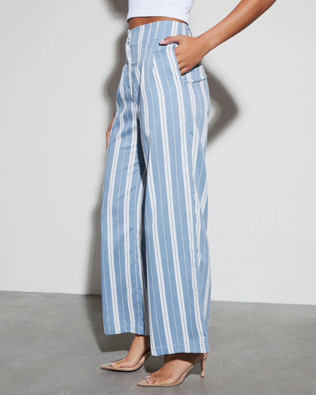 Delaney Striped Fashion Pants sold by Vici product image thumbnail 3
