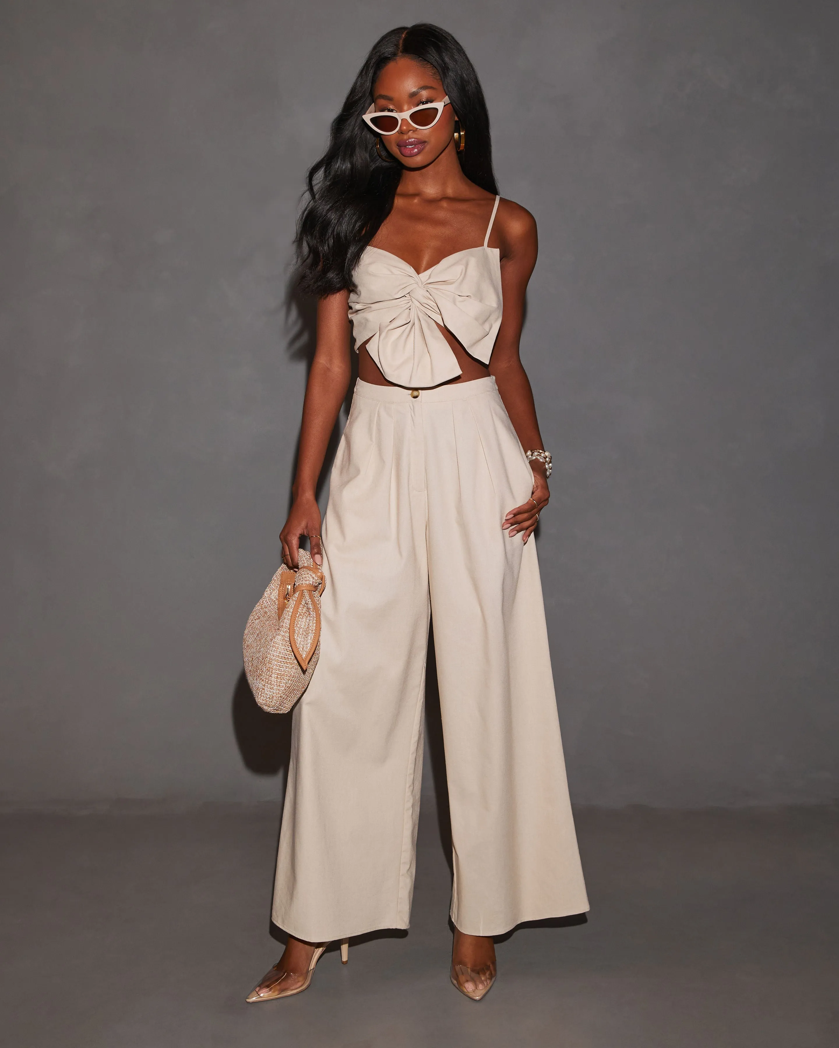 Galene High Rise Wide Leg Pants sold by Vici product image thumbnail 4