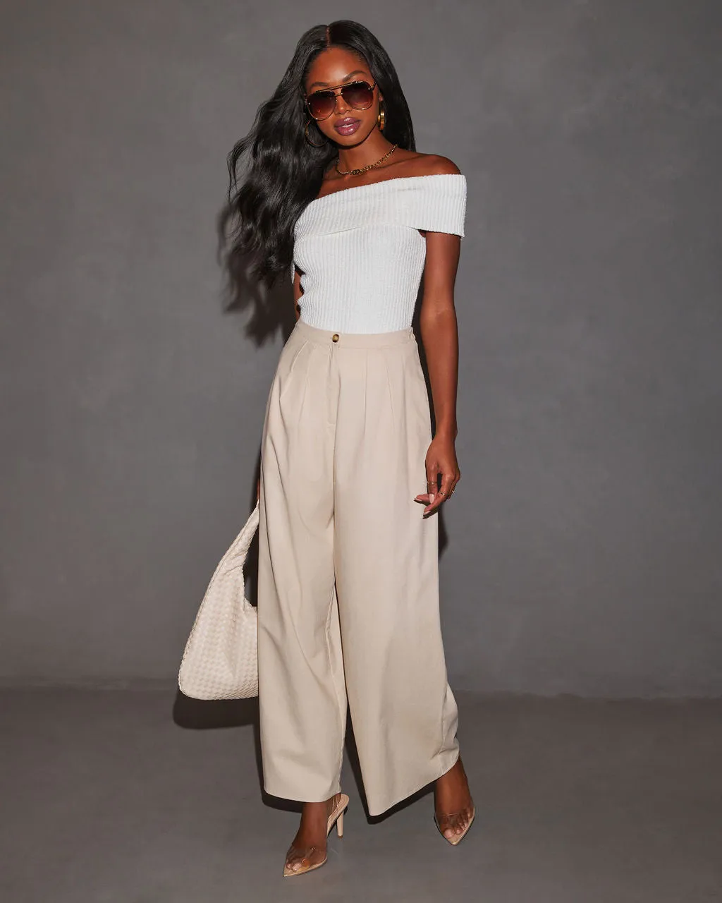 Galene High Rise Wide Leg Pants sold by Vici product image thumbnail 2