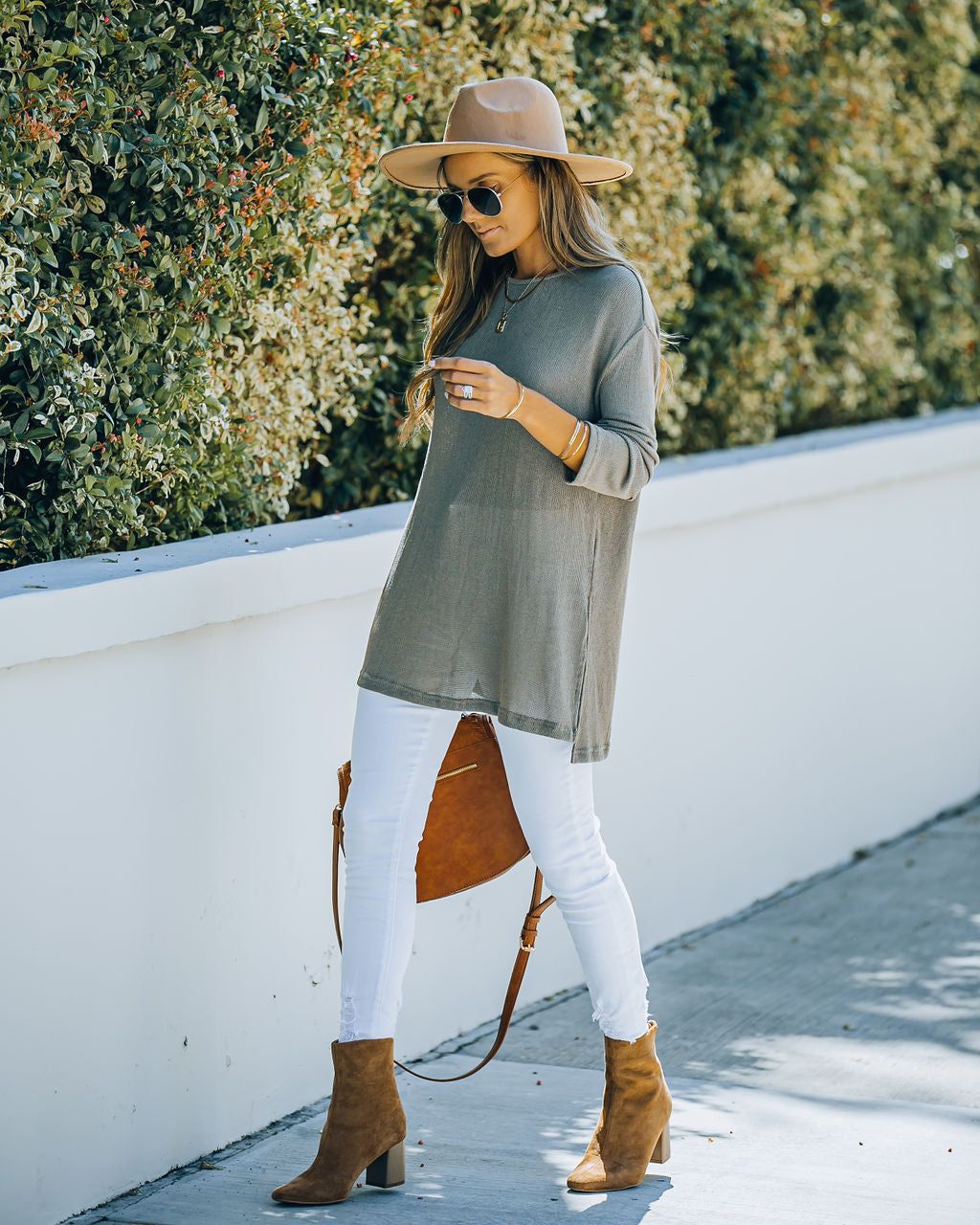 Lander Long Sleeve Tunic Top - FINAL SALE sold by Vici